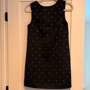 H&M sequin Black Sleeveless mini Dress with back bow